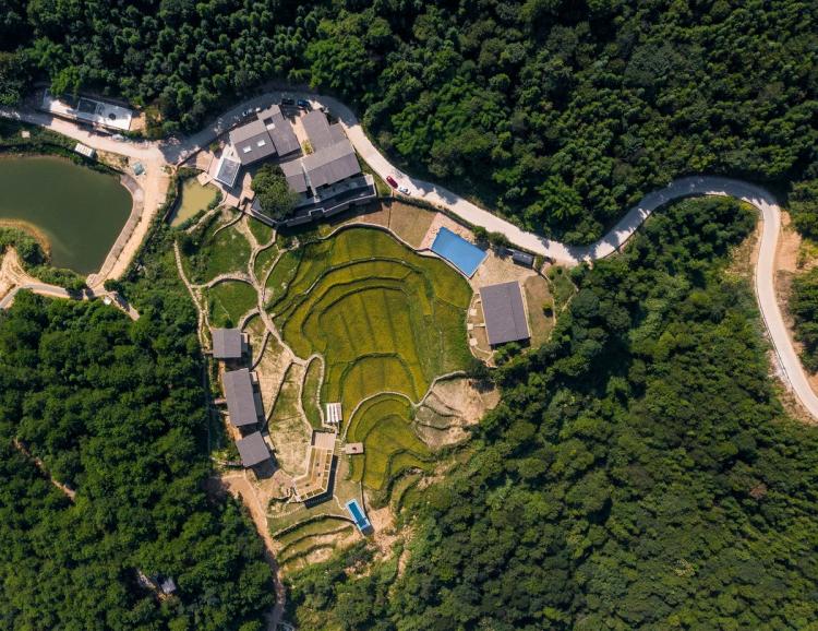 BIM建筑|可居可游，在半山稻田之间：重庆垫江巴谷宿集建筑设计 / 三文建筑