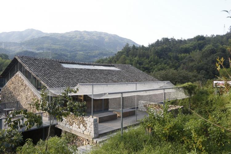 BIM建筑|小岙中通文化驿站：古朴村落中悠然而居 / 众生设计