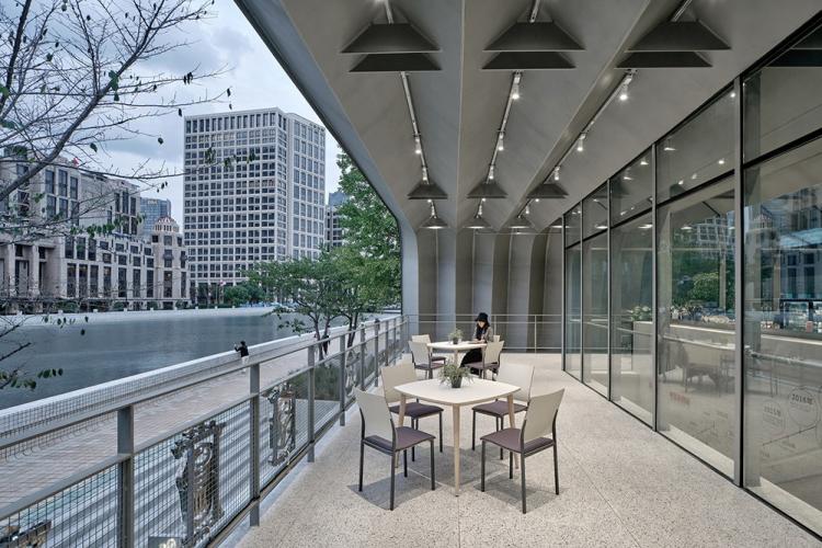 BIM建筑|上海苏州河中石化加油站改造 / 同济原作设计工作室