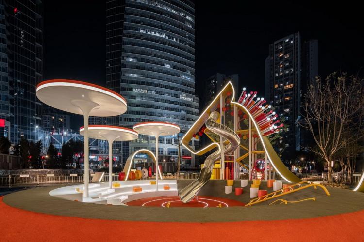 BIM建筑|金马仙踪，一种新型公共空间“城市玩具” / 佰筑设计