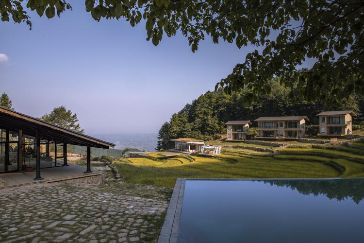 BIM建筑|可居可游，在半山稻田之间：重庆垫江巴谷宿集建筑设计 / 三文建筑