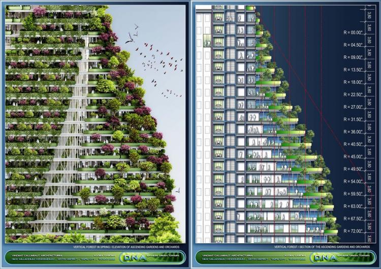 BIM建筑|陶朱隐园，反全球变暖+低碳生态住宅 / Vincent Callebaut Architectures