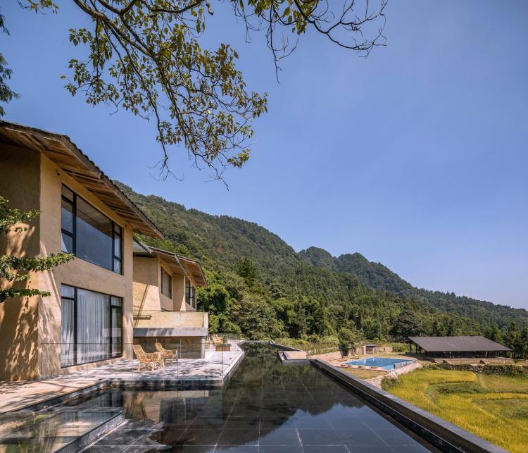 BIM建筑|可居可游，在半山稻田之间：重庆垫江巴谷宿集建筑设计 / 三文建筑