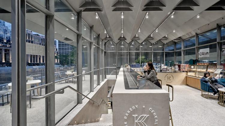 BIM建筑|上海苏州河中石化加油站改造 / 同济原作设计工作室