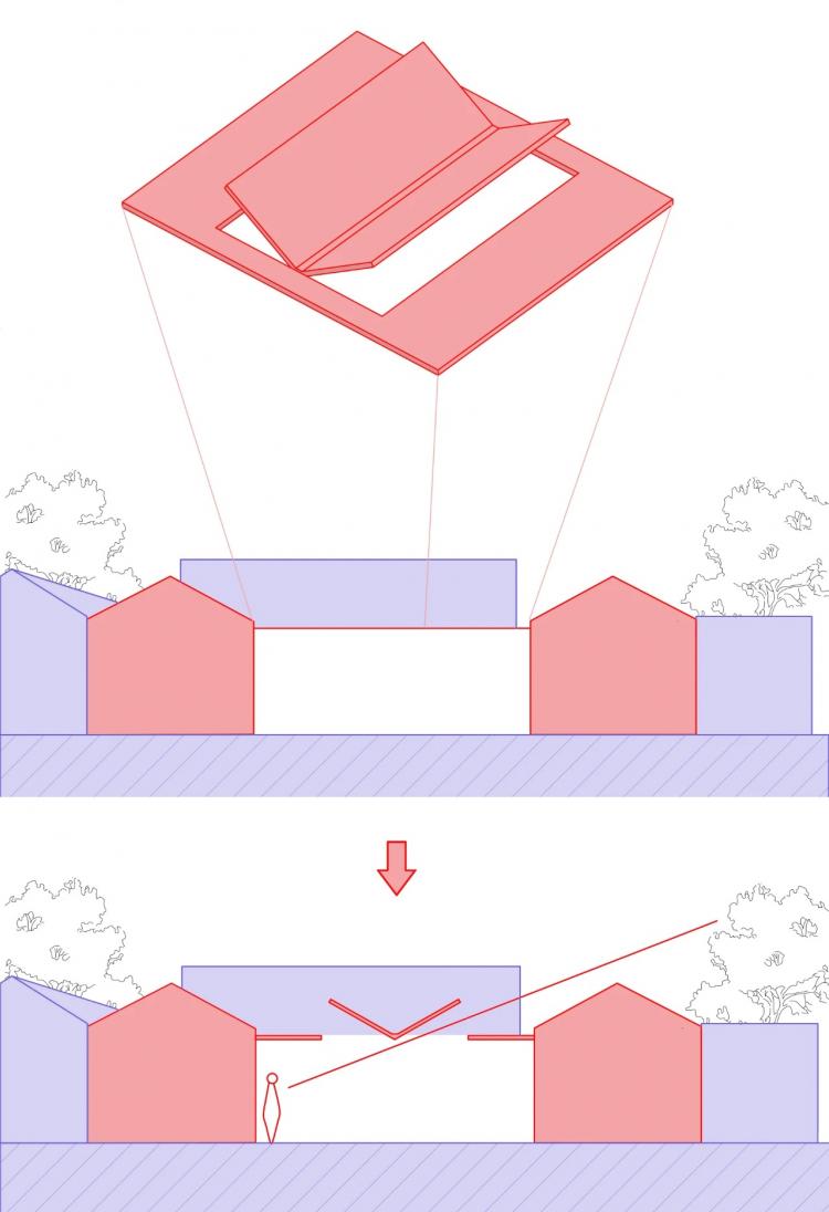 BIM建筑|「 雀 折 」一种胡同儿院落的场地再生 / 戏构建筑设计工作室