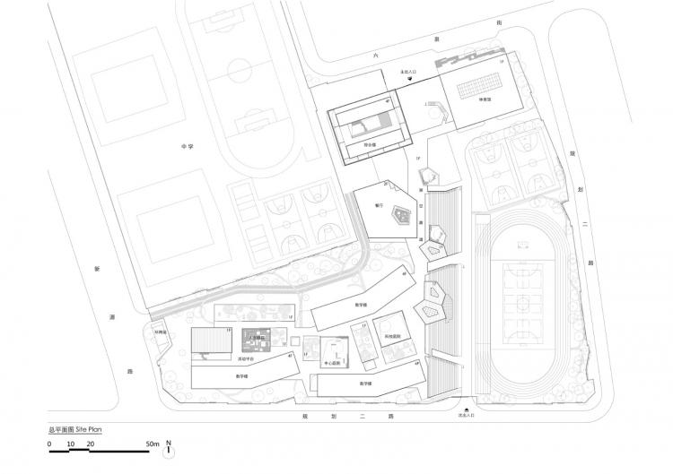 BIM建筑|同济大学附属实验小学 / 刘宇扬建筑事务所