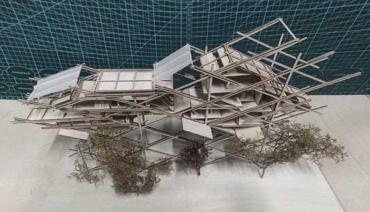 BIM建筑|2020基准杯三等奖 | 传统木构演绎中式超级寓所，预制模块解答疫情居所之困