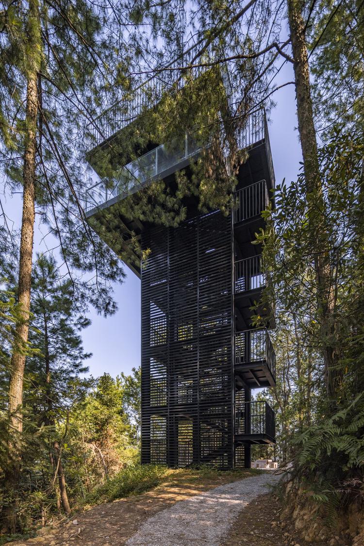 BIM建筑|可居可游，在半山稻田之间：重庆垫江巴谷宿集建筑设计 / 三文建筑