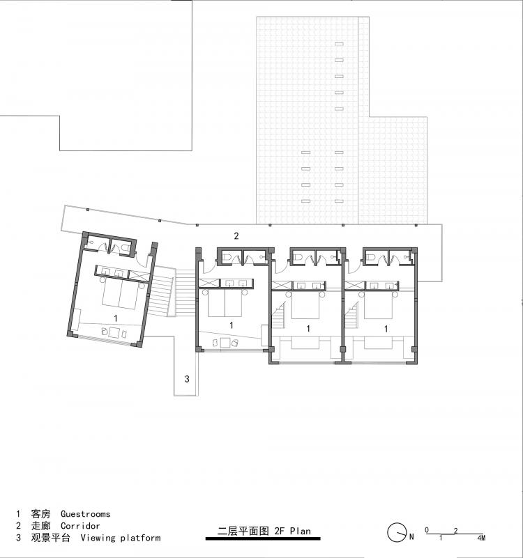 BIM建筑|可居可游，在半山稻田之间：重庆垫江巴谷宿集建筑设计 / 三文建筑