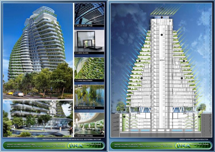 BIM建筑|陶朱隐园，反全球变暖+低碳生态住宅 / Vincent Callebaut Architectures