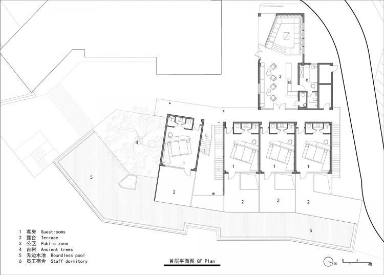BIM建筑|可居可游，在半山稻田之间：重庆垫江巴谷宿集建筑设计 / 三文建筑