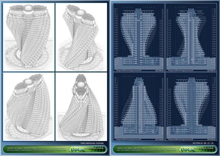 BIM建筑|陶朱隐园，反全球变暖+低碳生态住宅 / Vincent Callebaut Architectures