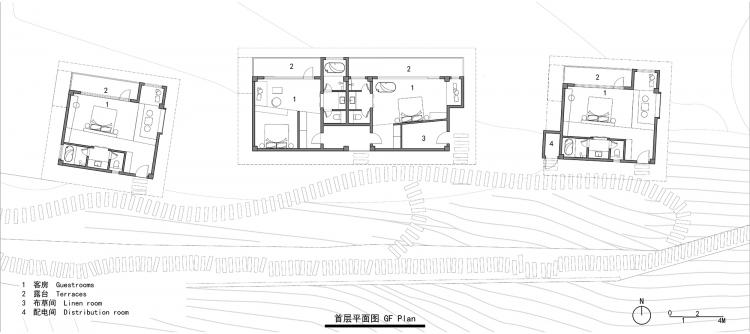 BIM建筑|可居可游，在半山稻田之间：重庆垫江巴谷宿集建筑设计 / 三文建筑