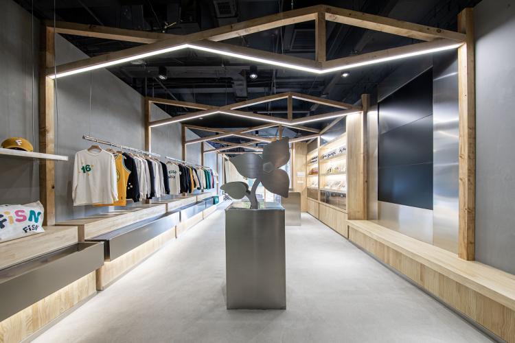BIM建筑|上海FiSN旗舰店：探索未来零售空间新方向 / Metaphysical by Pure