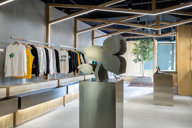 BIM建筑|上海FiSN旗舰店：探索未来零售空间新方向 / Metaphysical by Pure