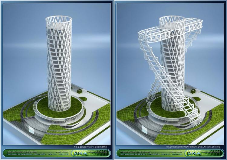 BIM建筑|陶朱隐园，反全球变暖+低碳生态住宅 / Vincent Callebaut Architectures