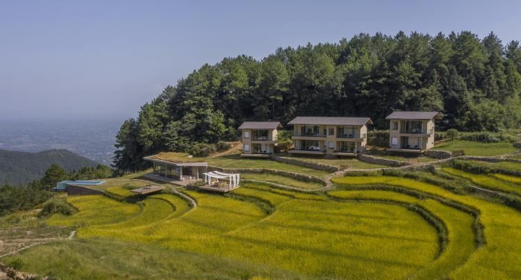 BIM建筑|可居可游，在半山稻田之间：重庆垫江巴谷宿集建筑设计 / 三文建筑