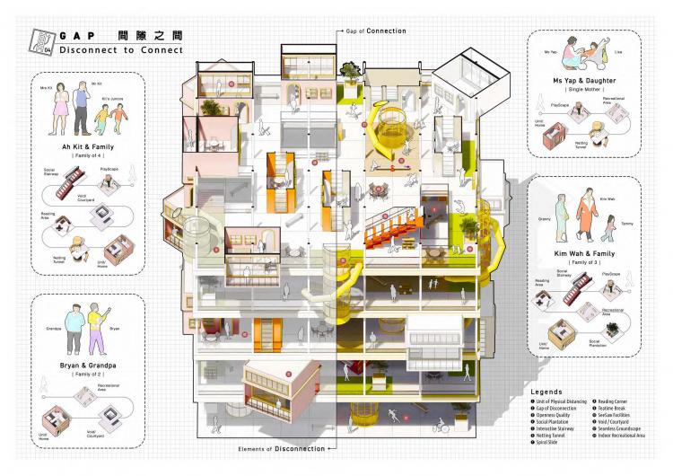 BIM建筑|住宅的未来 - 在大流感来临之前与之后 | 2021纸上住宅建筑国际竞图结果