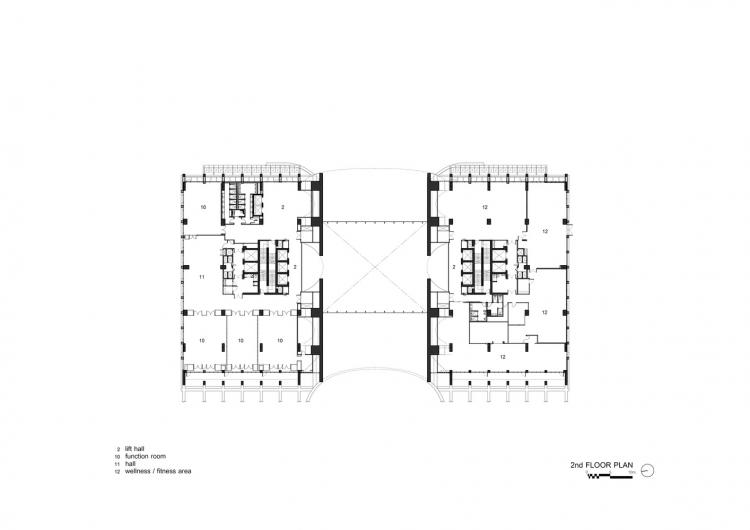 BIM建筑|辛德霍恩凯宾斯基酒店，在城市绿地中“跳舞” / Plan Architect