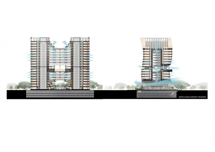 BIM建筑|辛德霍恩凯宾斯基酒店，在城市绿地中“跳舞” / Plan Architect