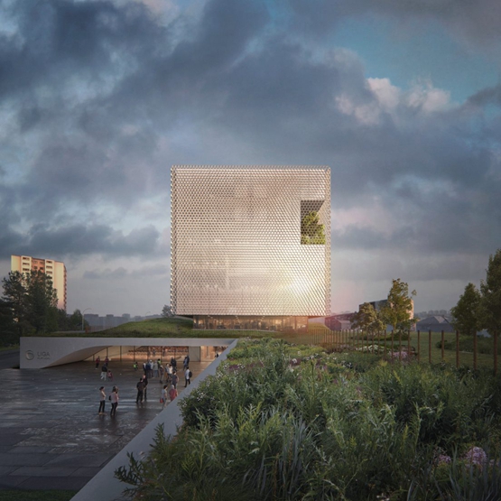 BIM建筑|OODA展示葡萄牙足球博物馆和足球总部设计