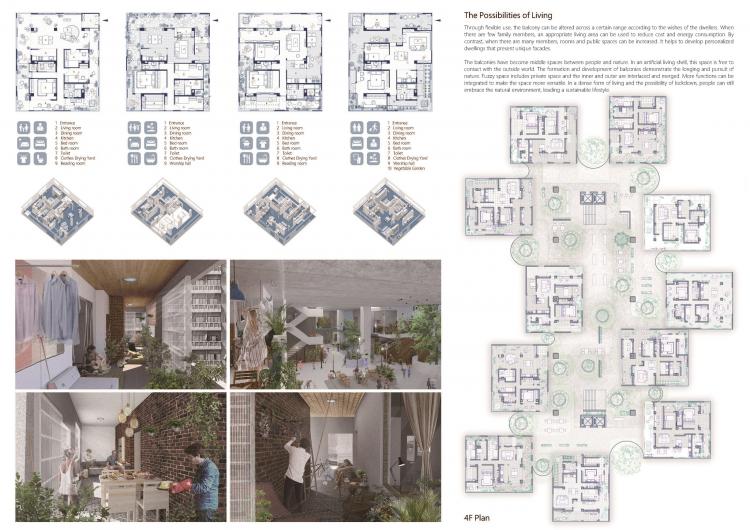 BIM建筑|住宅的未来 - 在大流感来临之前与之后 | 2021纸上住宅建筑国际竞图结果