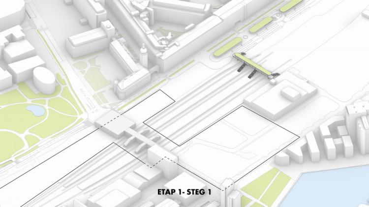 BIM建筑|用一叶屋顶整合的交通枢纽/BIG