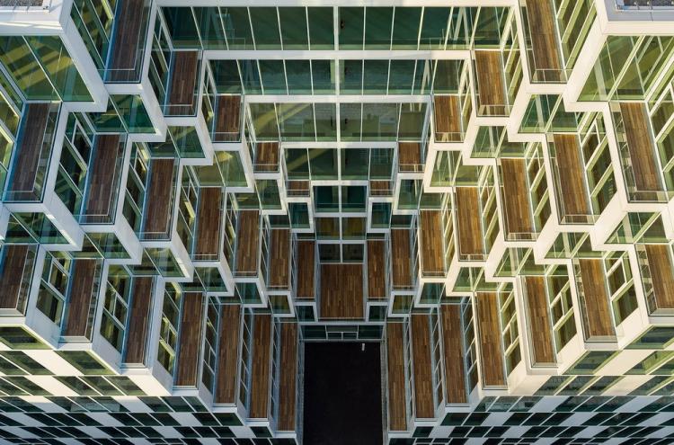 BIM建筑|递进立面，柏林上城综合体UP! Berlin / JASPER ARCHITECTS