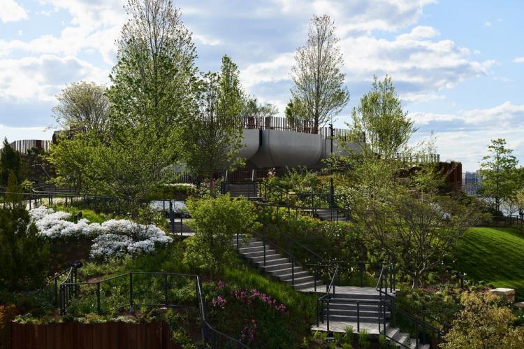 BIM建筑|鬼才建筑师Heatherwick新作：哈德逊河小岛公园/Heatherwick studio