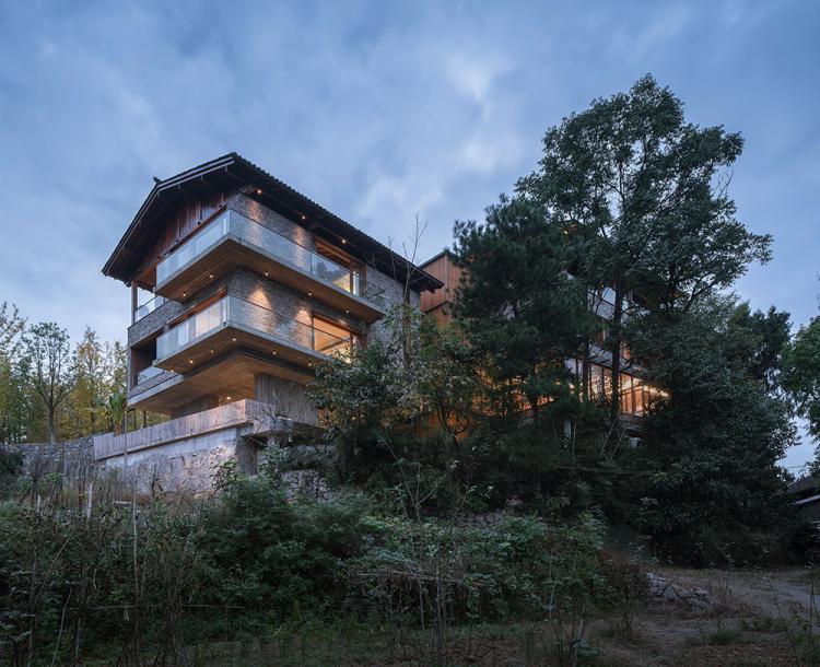 BIM建筑|马儿山村·林语山房民宿酒店，湖南，张家界 / 尌林建筑设计事务所