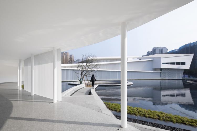 BIM建筑|苏坡艺廊/小隐建筑——廊桥意象，一幅光影的画卷