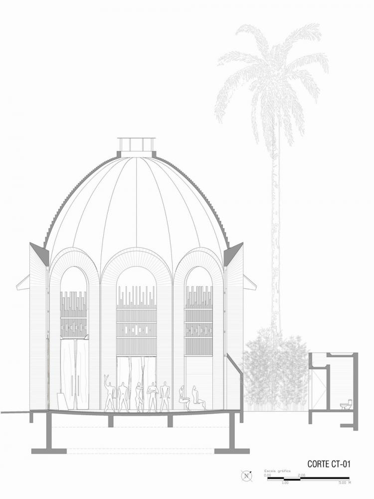 BIM建筑|Jojutla 灾后重建|圣十字教堂 / 墨西哥Taller de Arquitectura X
