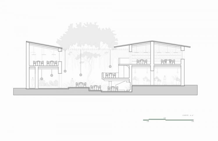 BIM建筑|“三屋合一” 小餐馆/ 墨西哥Taller de Arquitectura y Diseño