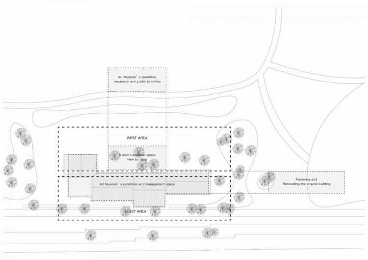 BIM建筑|南昌市八一公园梁书美术馆改造/XAA建筑事务所