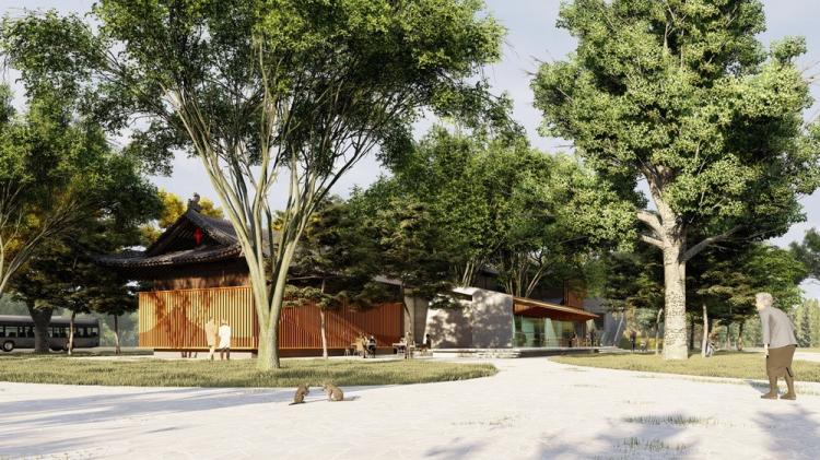 BIM建筑|南昌市八一公园梁书美术馆改造/XAA建筑事务所