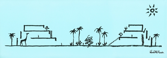 BIM建筑|建筑大师捐赠图画给贝鲁特慈善拍卖