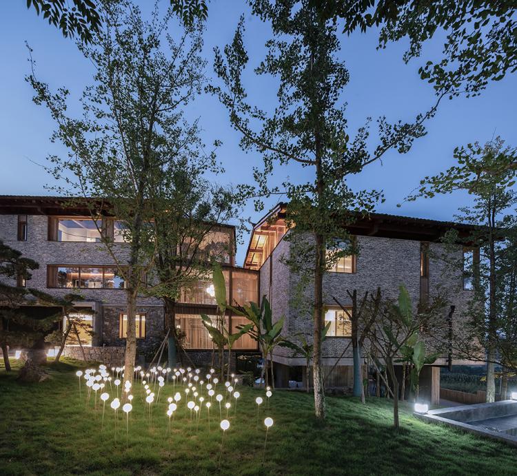 BIM建筑|马儿山村·林语山房民宿酒店，湖南，张家界 / 尌林建筑设计事务所