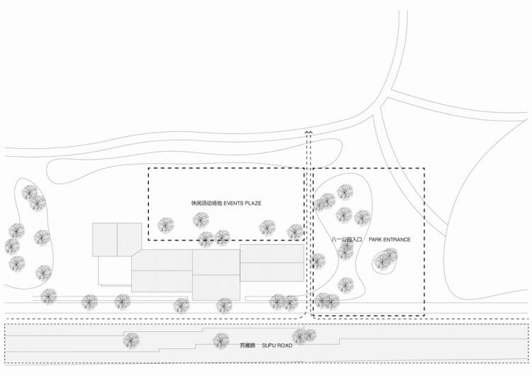 BIM建筑|南昌市八一公园梁书美术馆改造/XAA建筑事务所