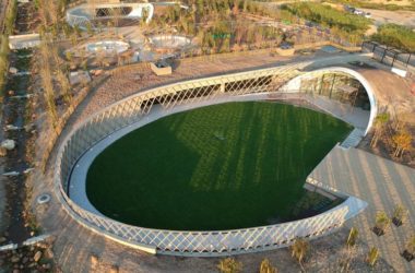 BIM建筑|环形步道，南非花园咖啡店-BIM建筑网