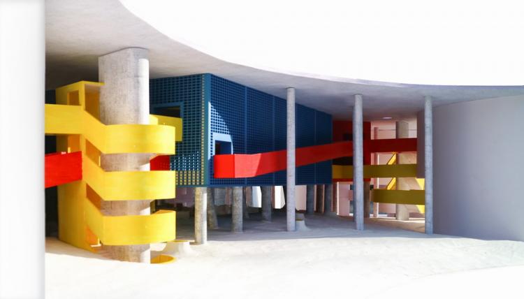 BIM建筑|海口江东寰岛实验学校/迹·建筑事务所（TAO）