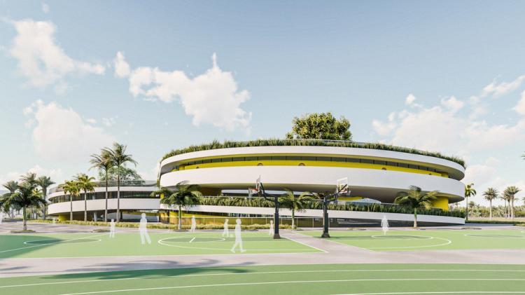 BIM建筑|海口江东寰岛实验学校/迹·建筑事务所（TAO）