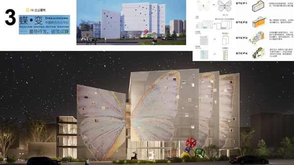BIM建筑|华盈联合办公中心建筑方案征集竞赛获奖公告-BIM建筑网