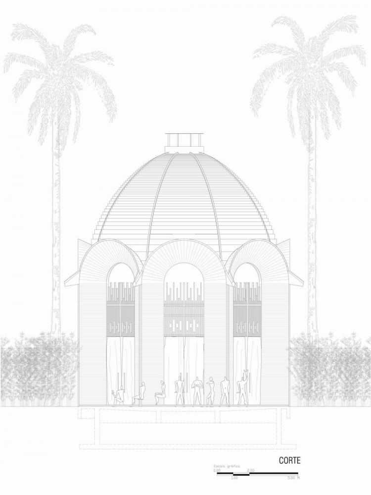 BIM建筑|Jojutla 灾后重建|圣十字教堂 / 墨西哥Taller de Arquitectura X