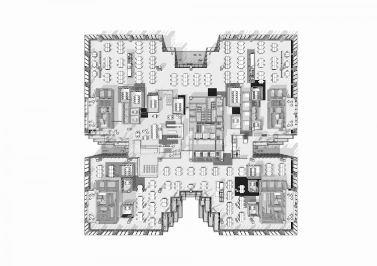 BIM建筑|递进立面，柏林上城综合体UP! Berlin / JASPER ARCHITECTS