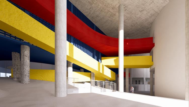 BIM建筑|海口江东寰岛实验学校/迹·建筑事务所（TAO）