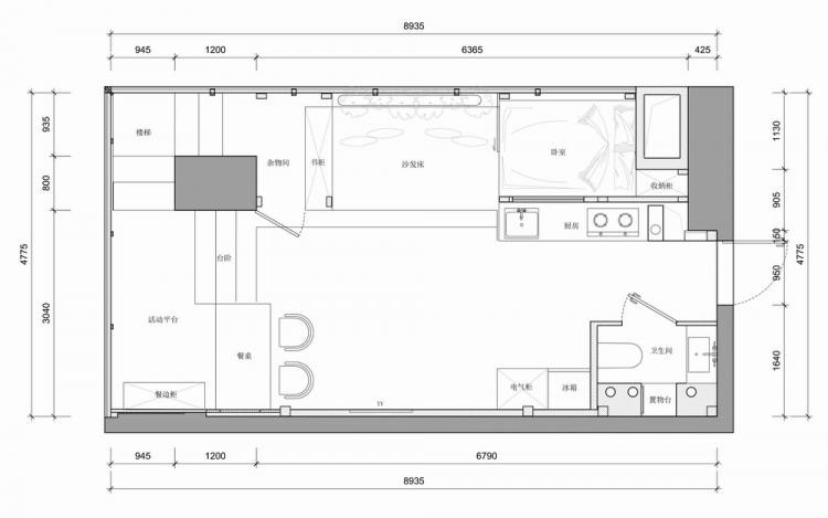 BIM建筑|桥屋Loft商住公寓/戏构建筑设计