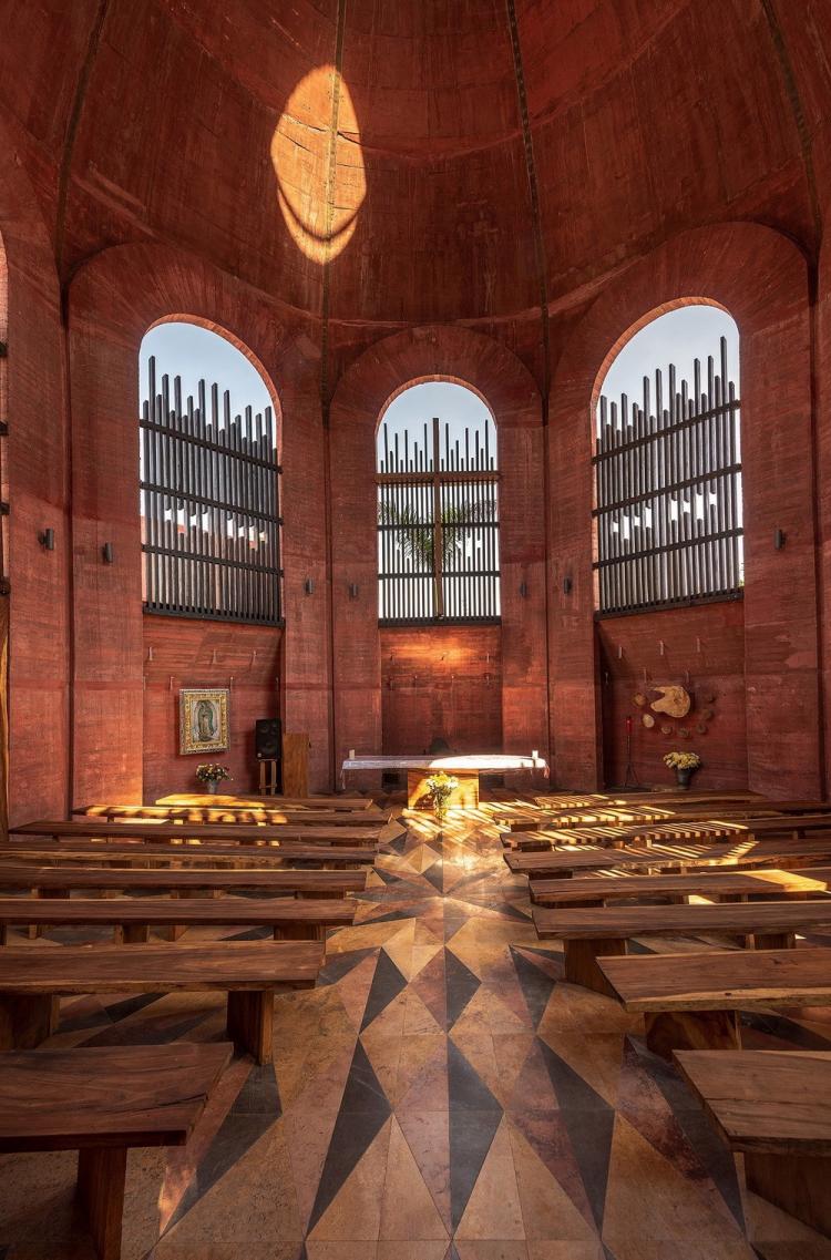 BIM建筑|Jojutla 灾后重建|圣十字教堂 / 墨西哥Taller de Arquitectura X