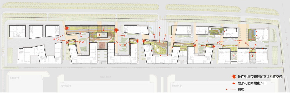 BIM建筑|国内首个专业电商产业园：菜鸟金义电商产业园 / 筑博设计·北京公司