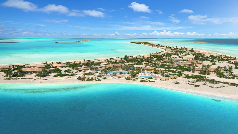 BIM建筑|隈研吾沙特阿拉伯度假村方案：在水陆间起伏