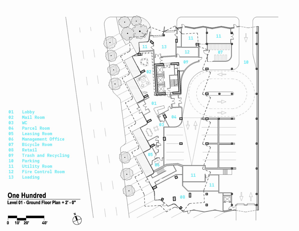 BIM建筑|“海参”公寓楼：国王林荫大道100号/Studio Gang